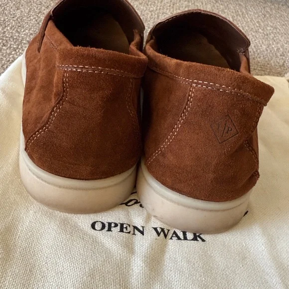 Loro Piana Brown Suede Loafers - Picture 4 of 6